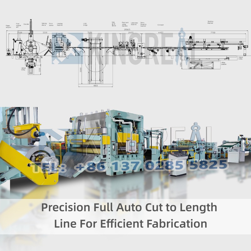Tarkka täysautomaattinen leikkaus linjaan tehokkaaseen valmistukseen