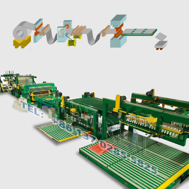 Erittäin tarkasti leikattu pituuteen tuotantolinja