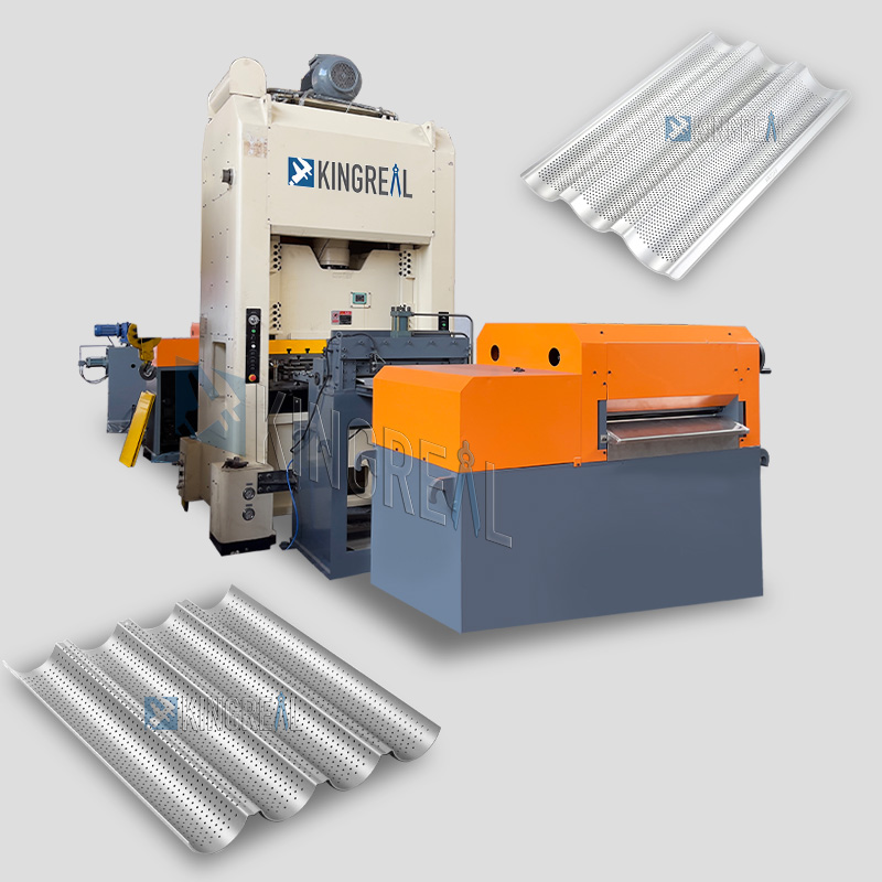 Metallinen patonkitarjotin rei'itetty lävistyskone